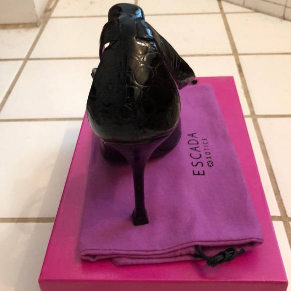 Escada Black Patent leather and Leather shoe - Picture 3 of 4